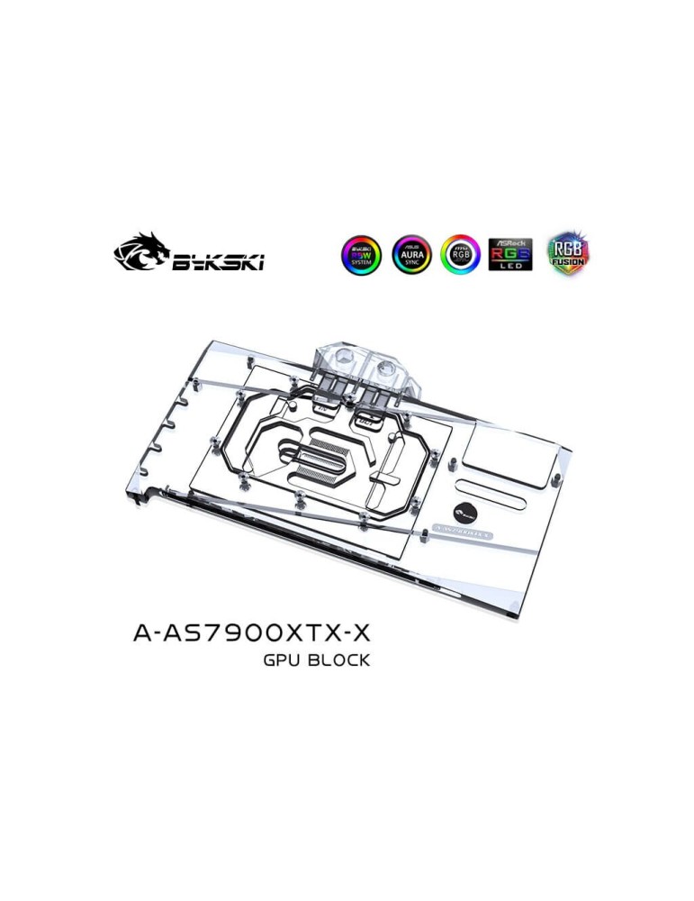 Bykski GPU Block ASUS TUF RX 7900 XTX (incl. Backplate) A-AS7900XTX-X Bykski - 4