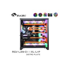 Bykski - Lian Li Dynamic XL Distro Plate RBW Montaggio Frontale (RGV-LAN-O11XL-LI-P) Bykski - 4