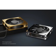 Alphacool Apex Stealth Metal fan 2000rpm gold (120x120x25mm) Alphacool - 7