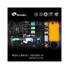 Bykski - Lian Li Dynamic EVO XL Distro Plate RBW Montaggio Laterale (RGV-LAN-O11EVOXL-P) Bykski - 4