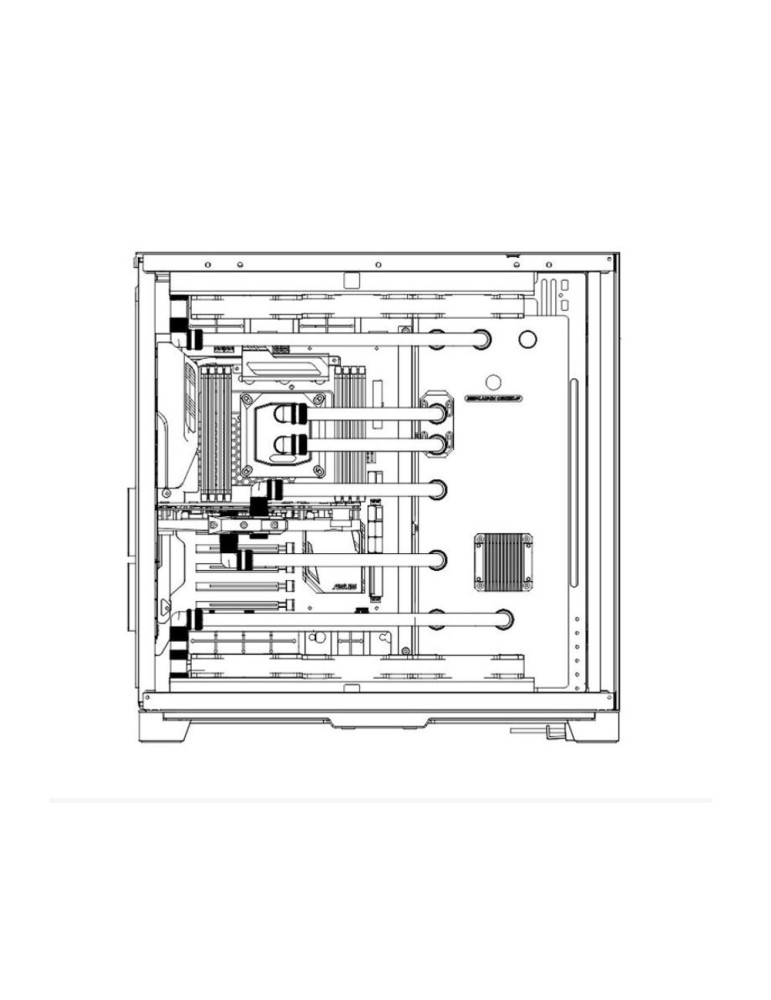 Bykski - Lian Li Dynamic EVO XL Distro Plate RBW Montaggio Laterale (RGV-LAN-O11EVOXL-P) Bykski - 7
