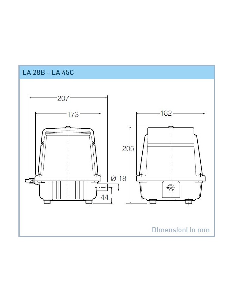 Pompa Soffiante Nitto Kohki LAM 200  230V-50Hz NITTO KOHKI - 5