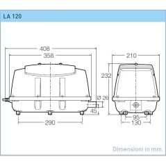 Pompa Soffiante Nitto Kohki LAM 200  230V-50Hz NITTO KOHKI - 7