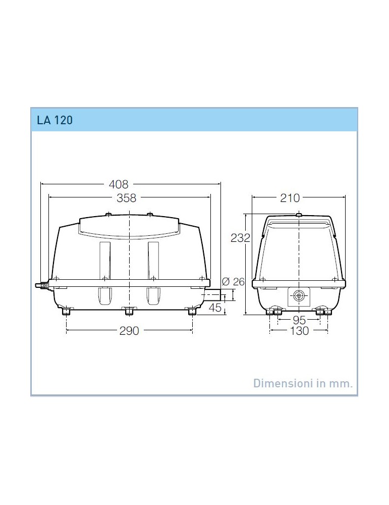 Pompa Soffiante Nitto Kohki LAM 200  230V-50Hz NITTO KOHKI - 7