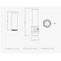 Bykski NWD5-X-CT60-V3 Vaschetta 200 mm POMPA D5 PWM Bykski NWD5-X-CT60-V3 Vaschetta 200 mm POMPA D5 PWM