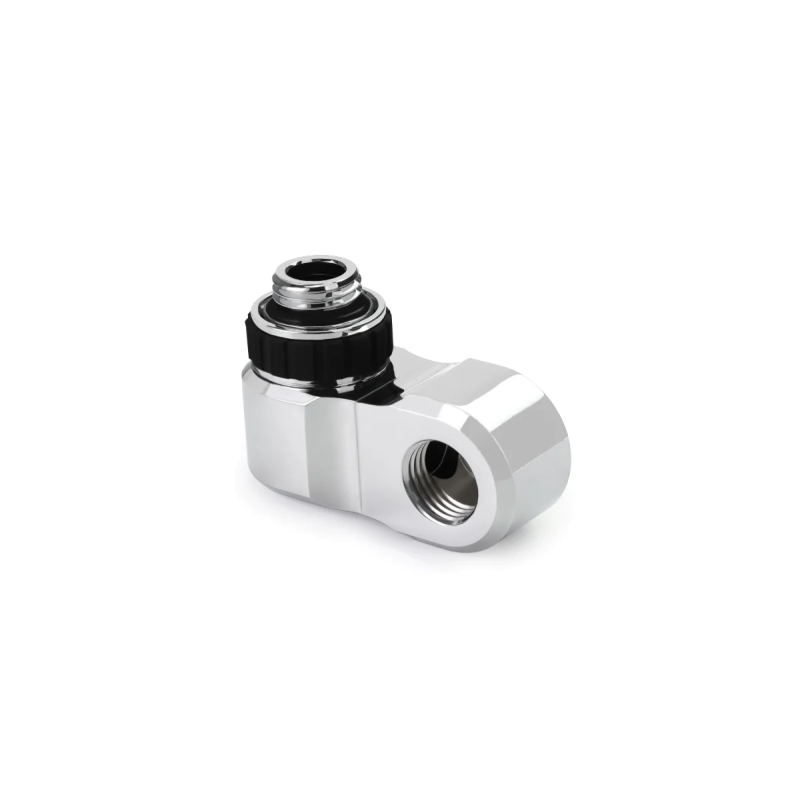 Alphacool Apex Grip adattatore ruotabile offset 27mm 2x 90° OT/IT G1/4 chrome Alphacool Apex Grip adattatore ruotabile offset 27mm 2x 90° OT/IT G1/4 chrome