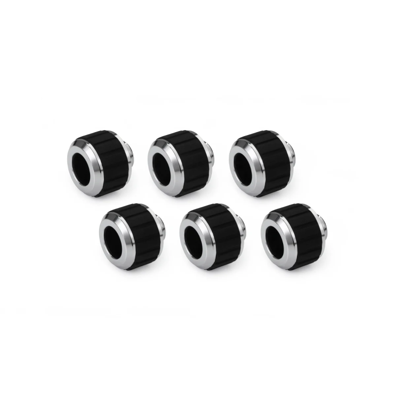 Alphacool Apex Grip Raccordo Tubo Rigido 13mm G1/4 cromato set da 6 pezzi